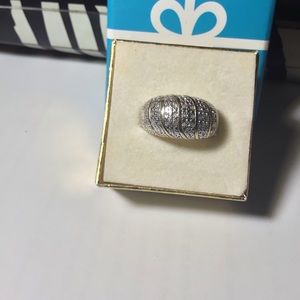 Vintage designer real diamond cocktail ring